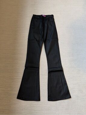 Edikted Leather Flare Pants
